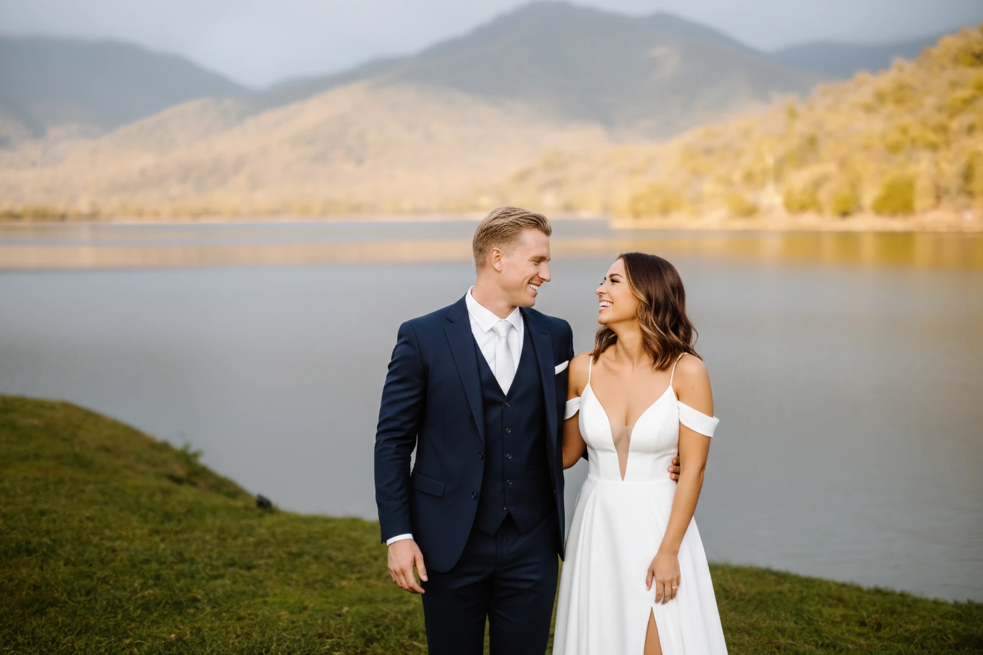 Свадьба на озере Кварели в Грузии для иностранцев