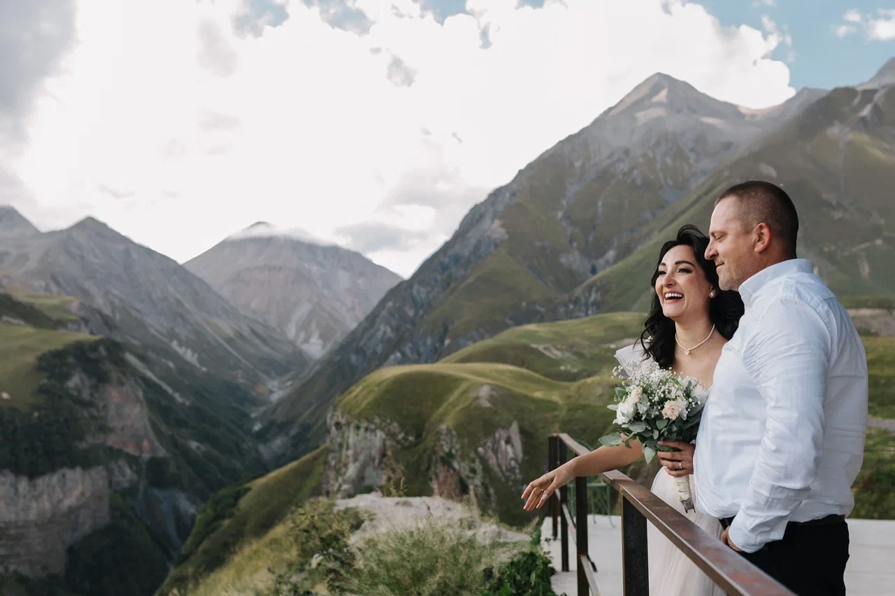 Лучшие локации в Грузии для свадьбы в горах