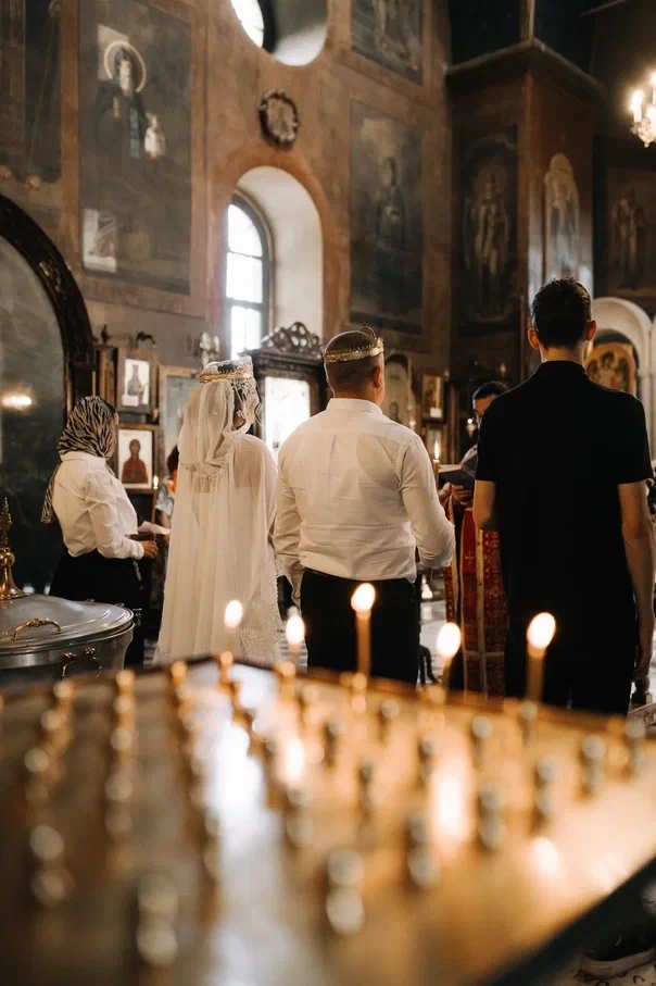 Свадьба в церкви в Грузии для иностранцев