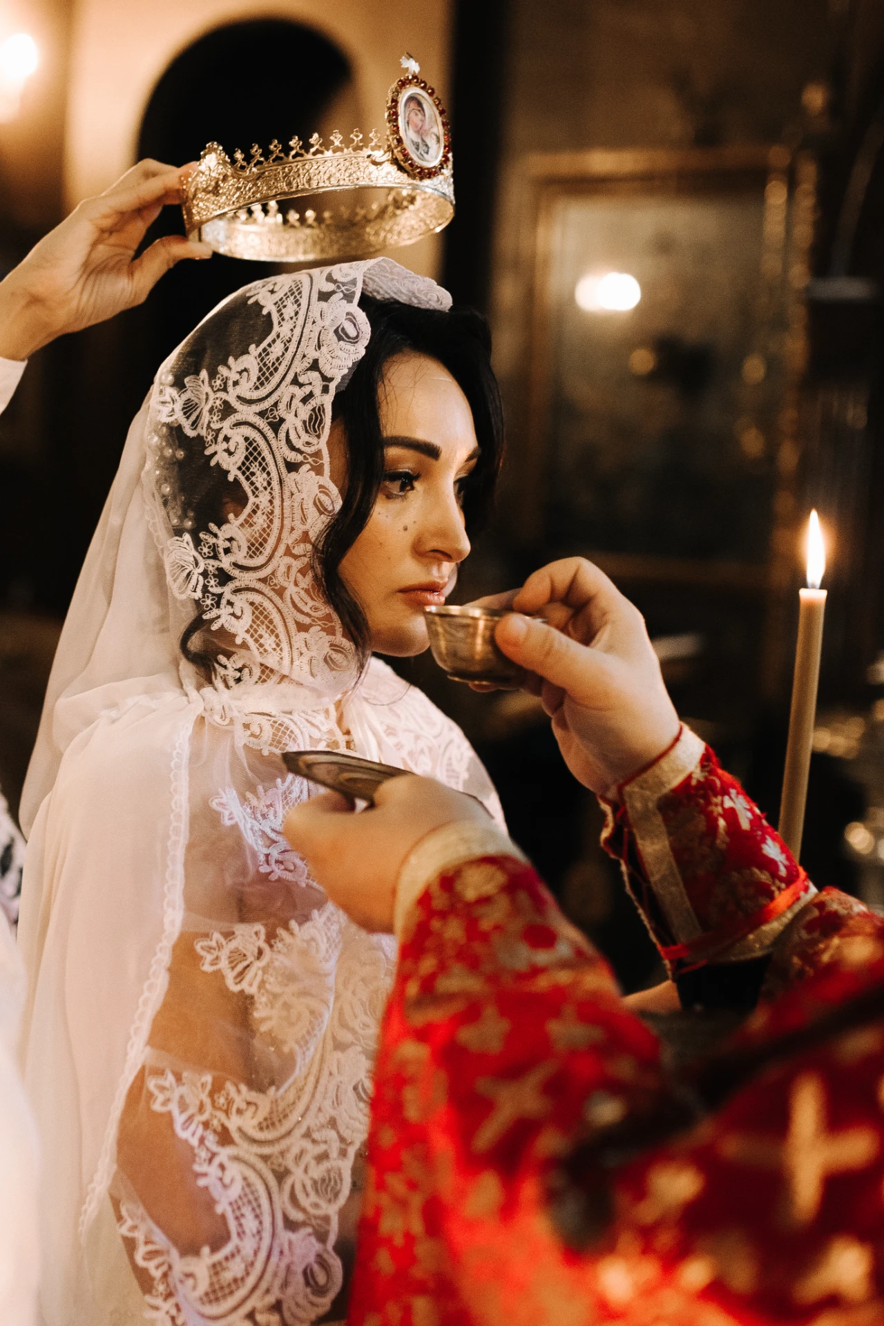 Организация православной свадебной церемонии в церкви в Грузии