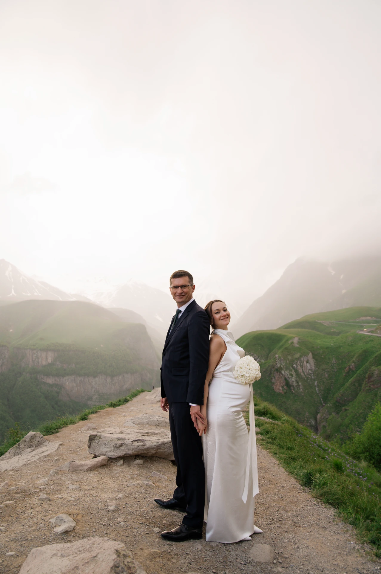Красивая свадебная фотосессия в Грузии