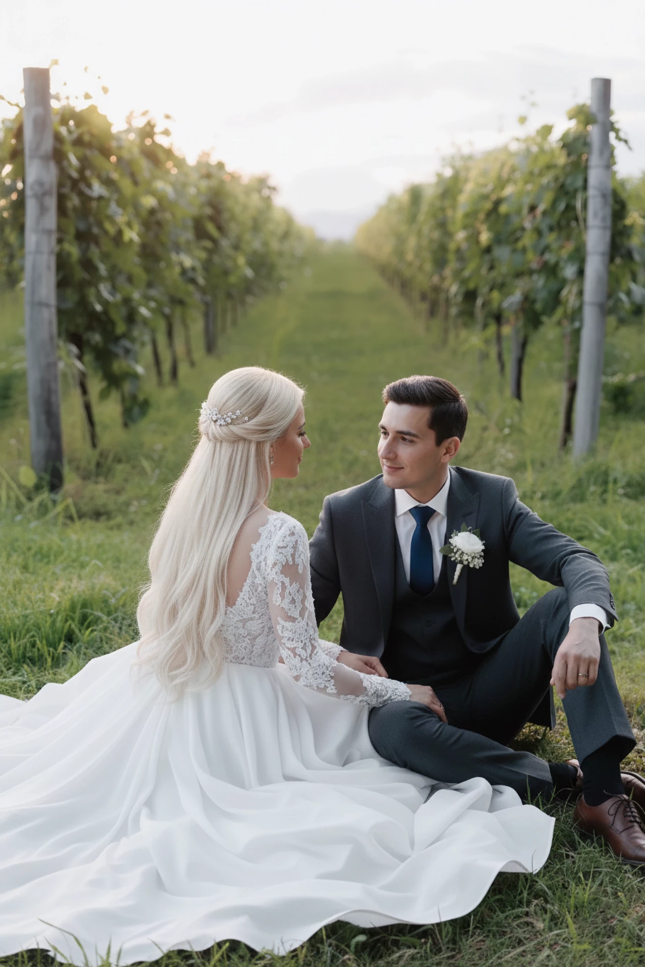 Свадебная церемония на винограднике в Nekresi Estate Грузия