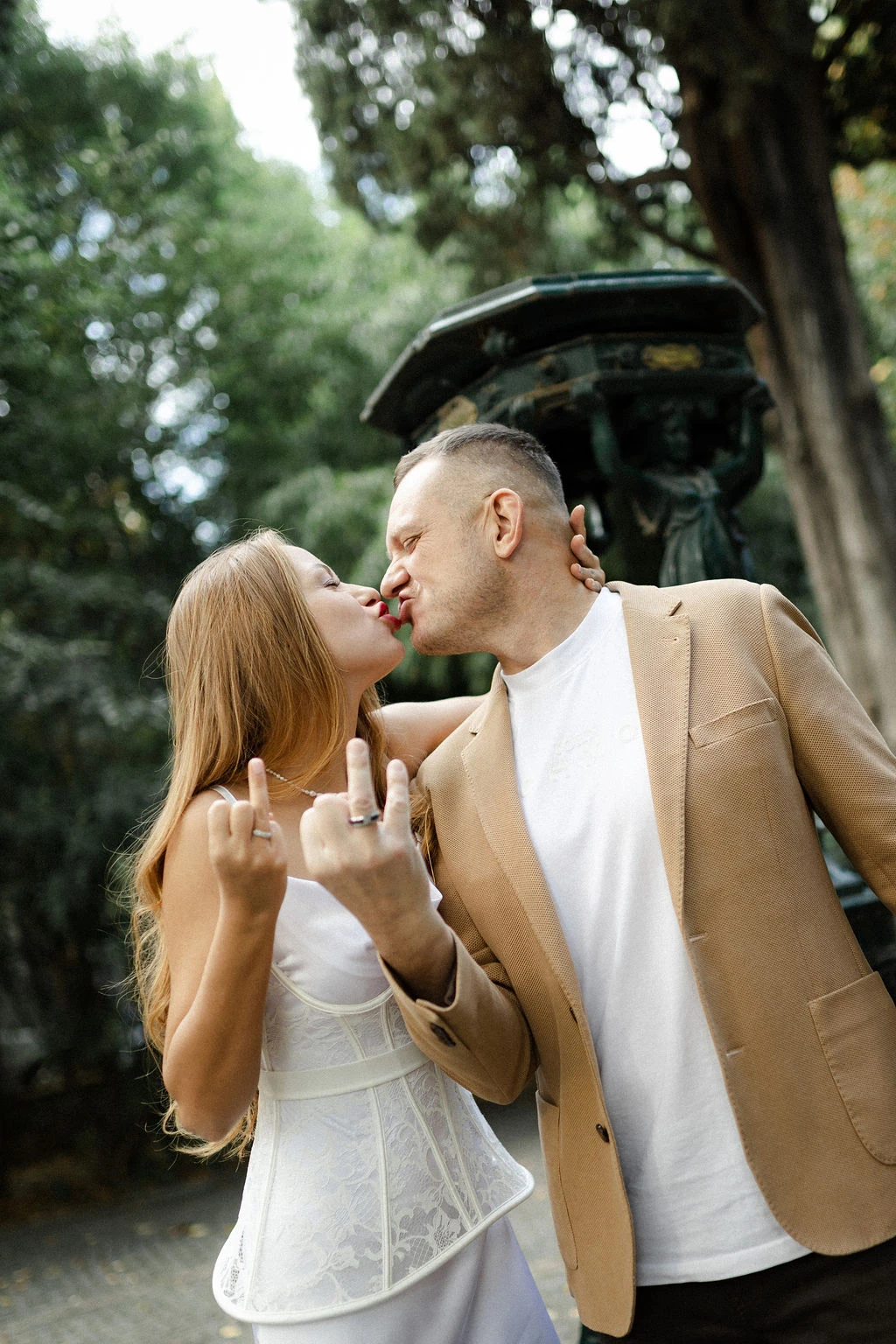 Осенняя свадьба в Грузии для иностранной пары