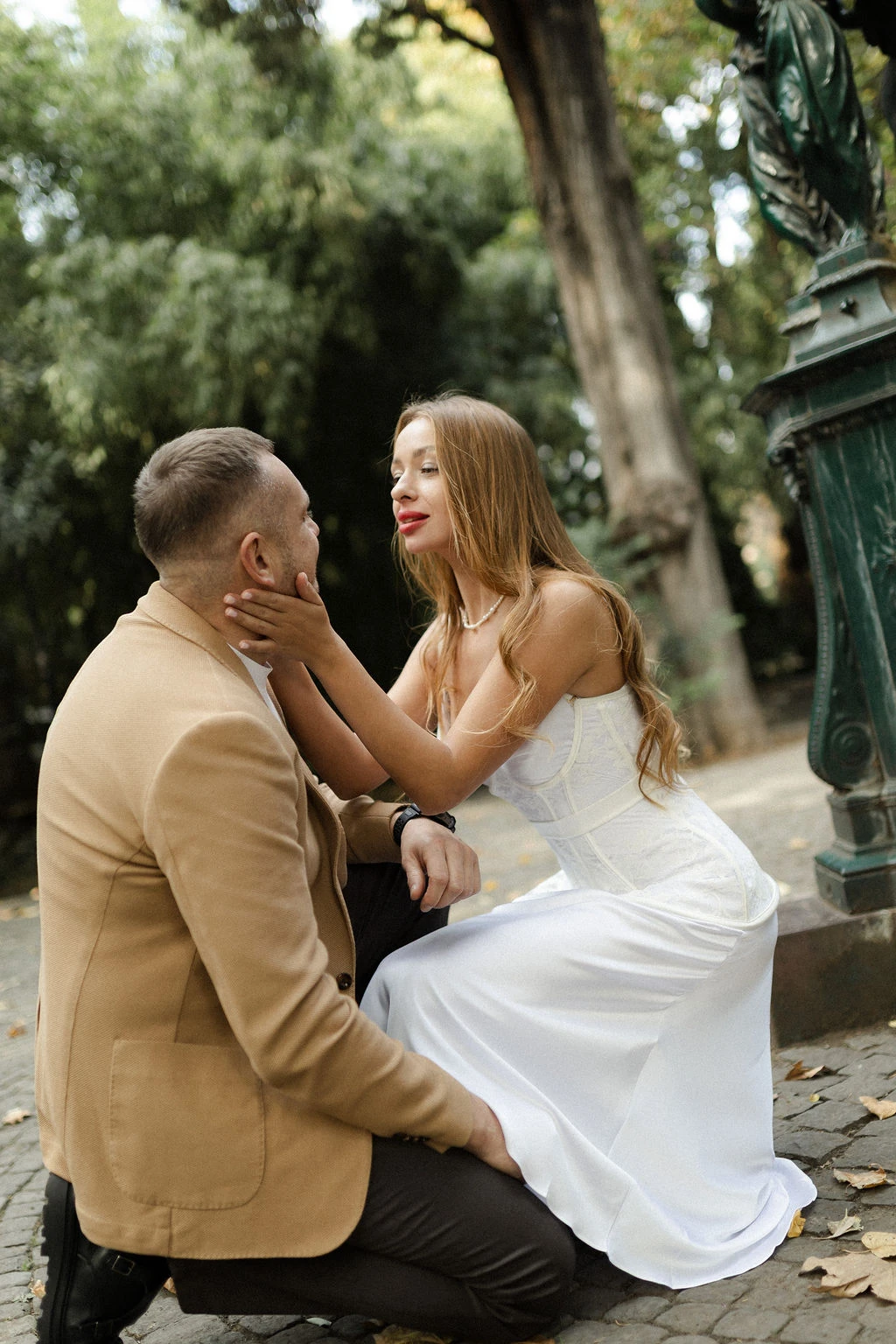 Свадебная фотосессия в Грузии осенью для иностранцев