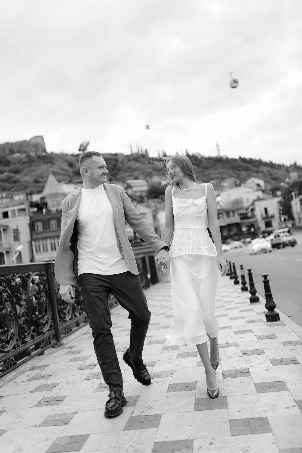 Осенняя фотосессия в Тбилиси для иностранной пары