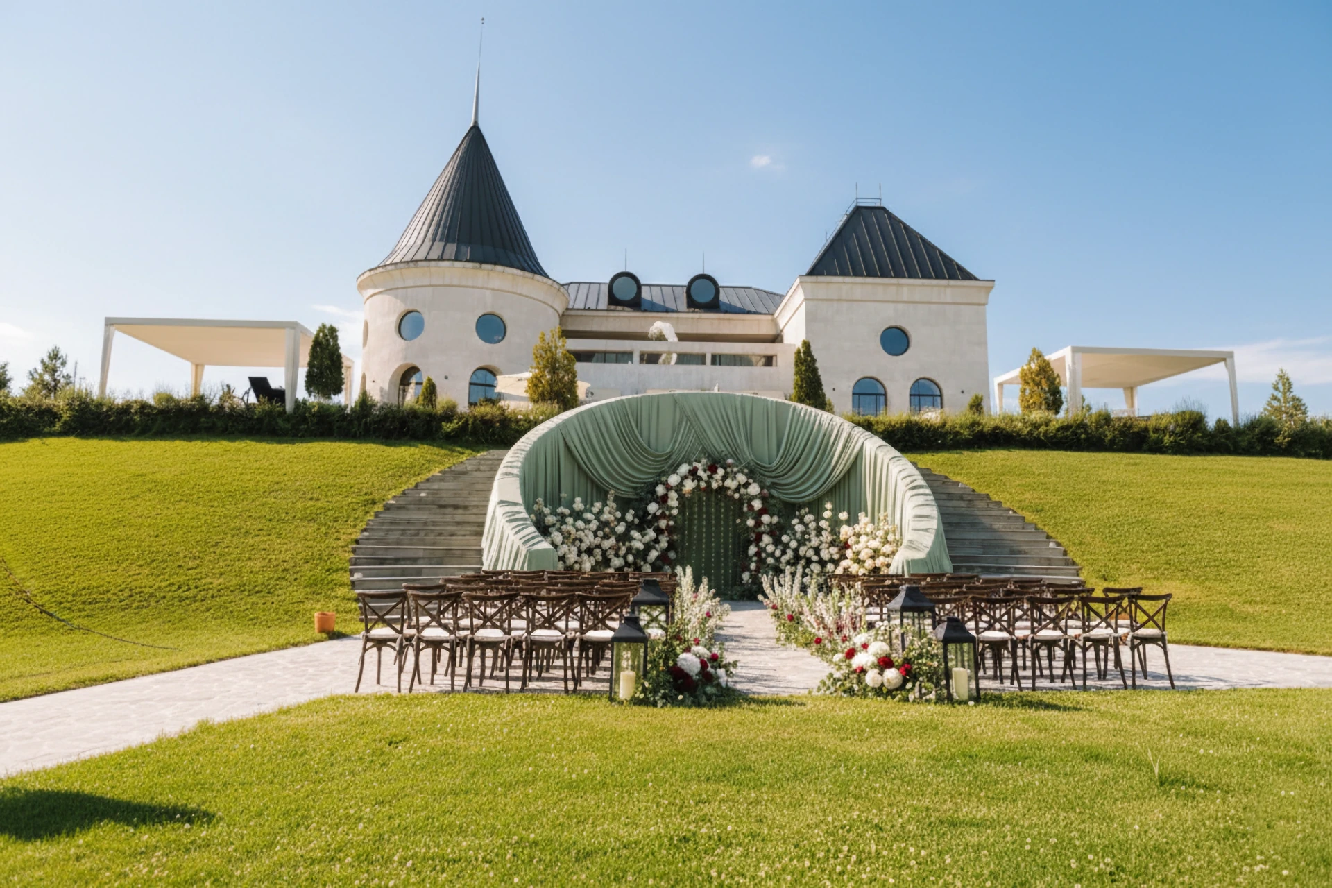 Красивая локация для свадьбы в Грузии