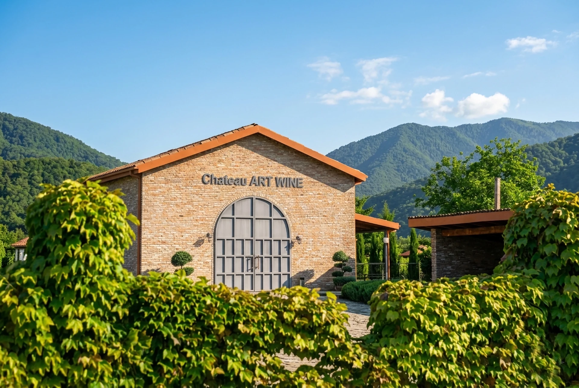 Свадьба на винограднике для иностранных пар в Chateau Artwine в Грузии