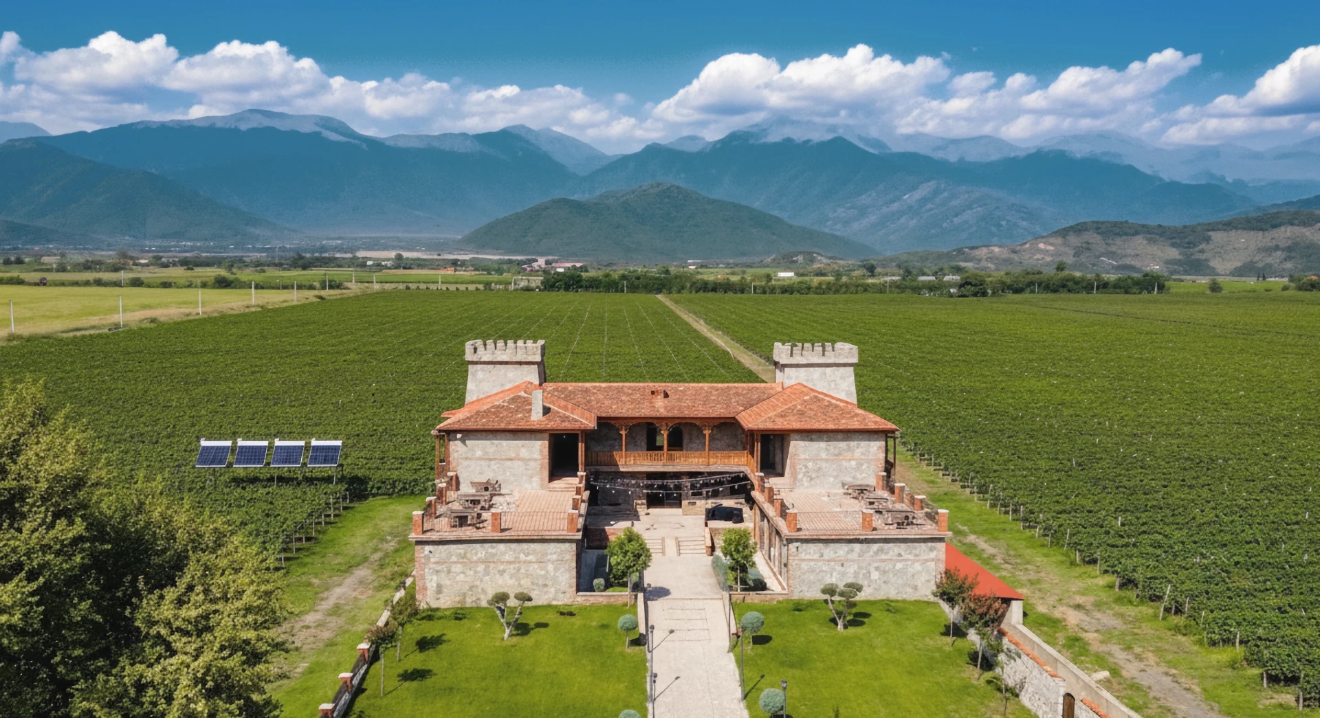 Организации свадьбы в Грузии в Chateau Davitiani