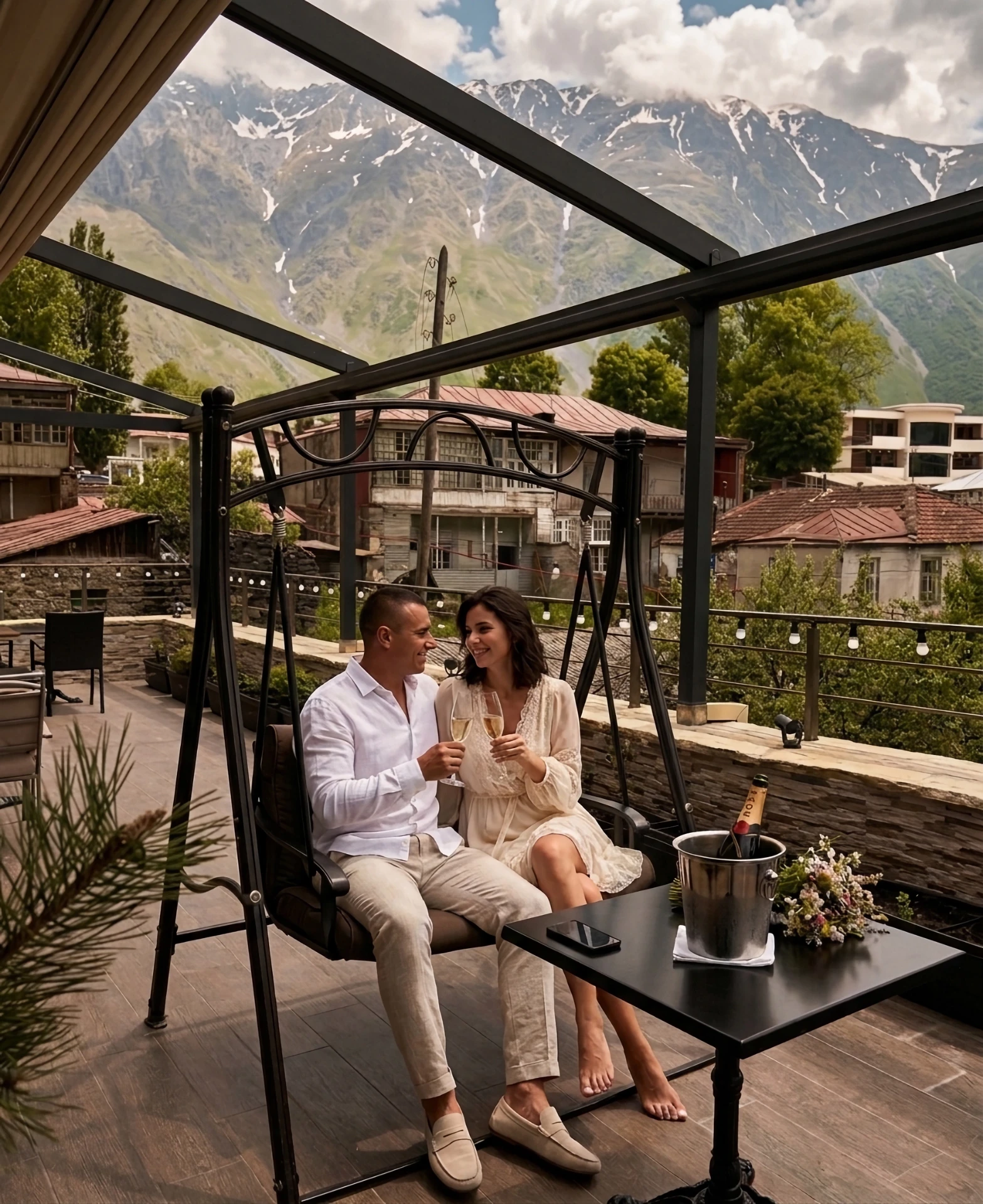 Организация свадьбы в Porta Caucasia Kazbegi Грузия