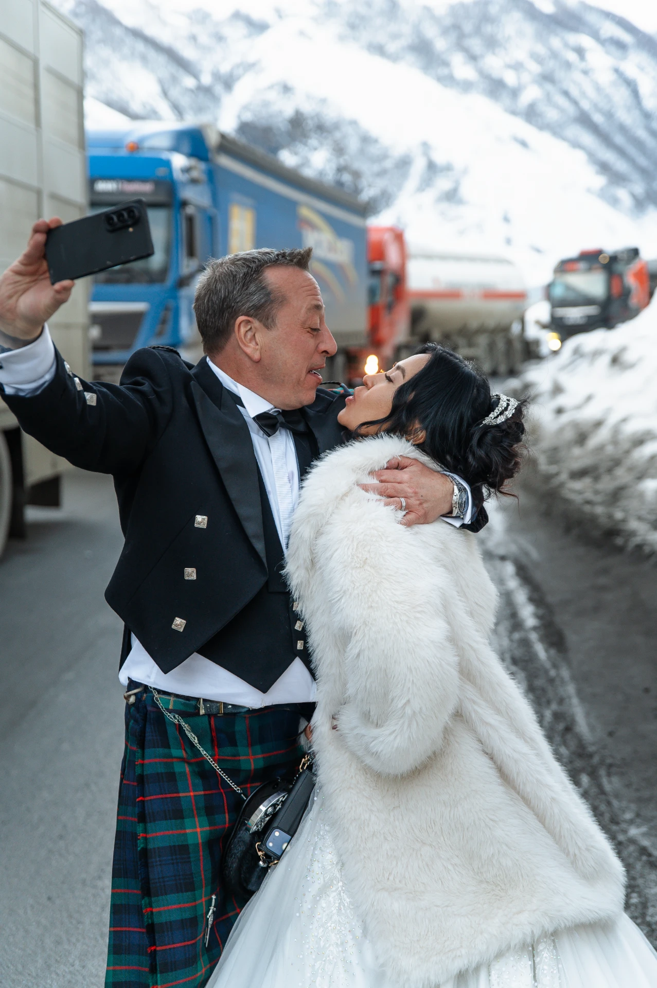 свадьба в Грузии зимой для иностранных граждан в горах