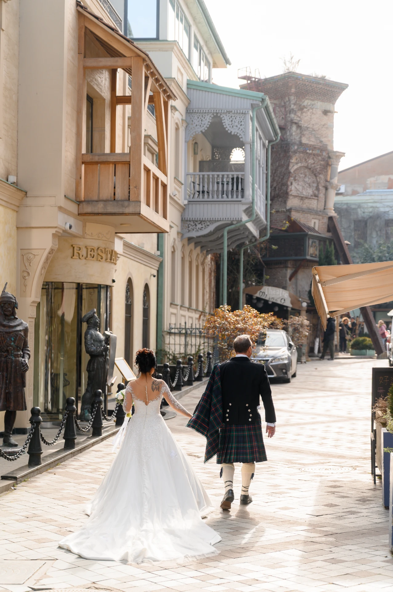 свадебная фотосессия в Грузии для иностранных пар