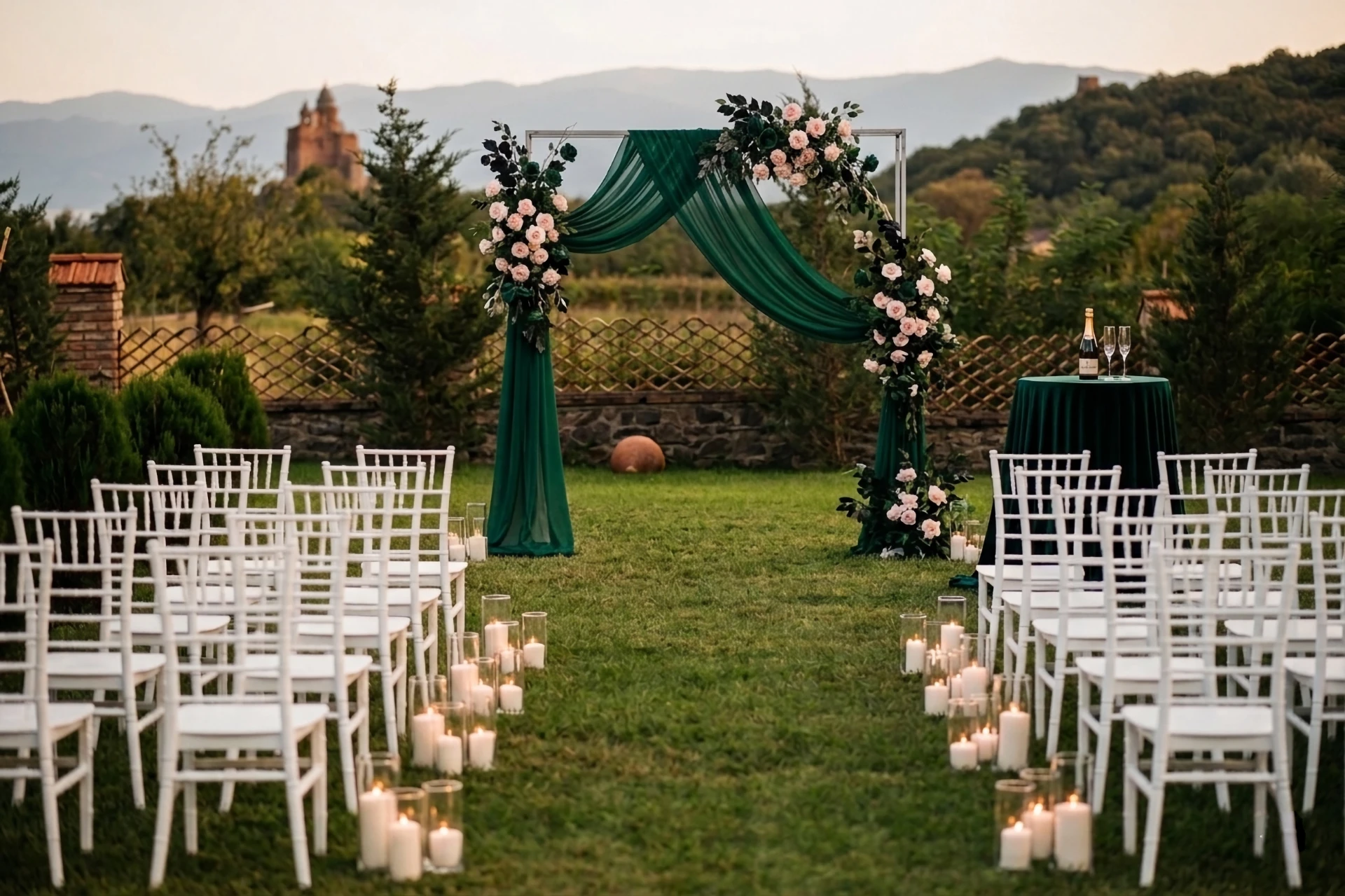 Выездная свадебная церемония в In Gremi в Грузии