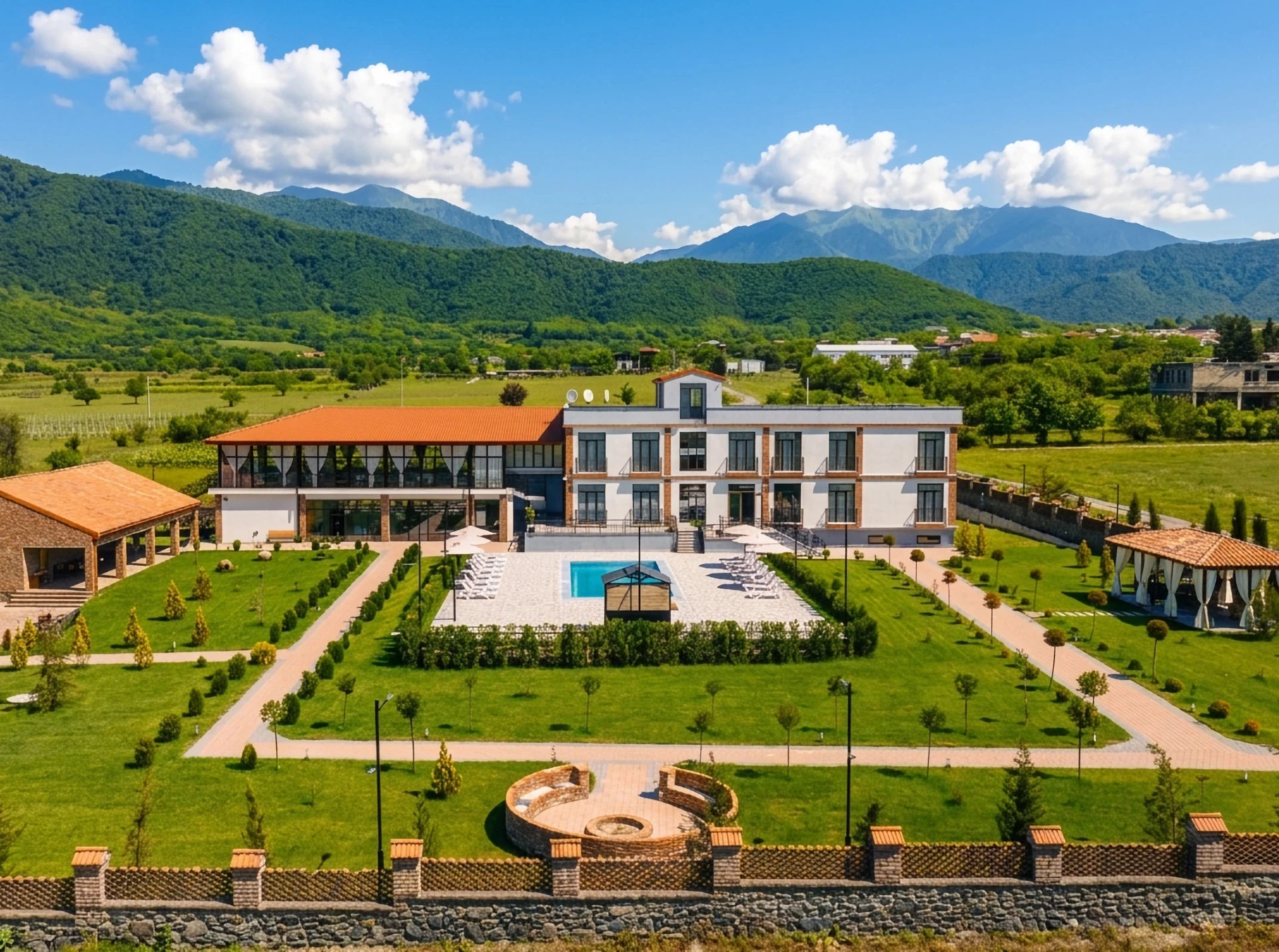 Свадьба в Грузии в In Gremi для иностранцев